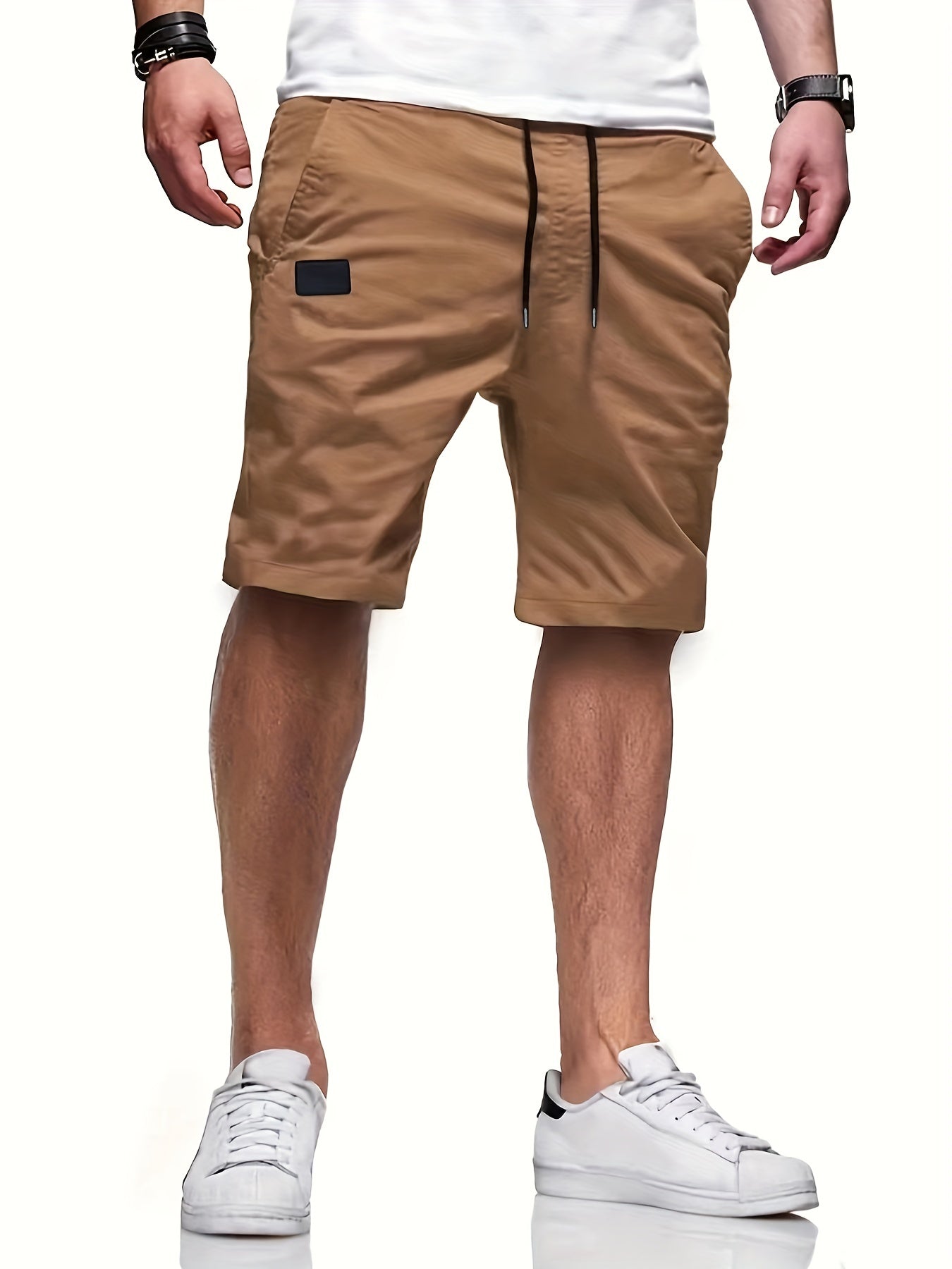 Men's Cargo Shorts Solid Pocket Shorts For Summer