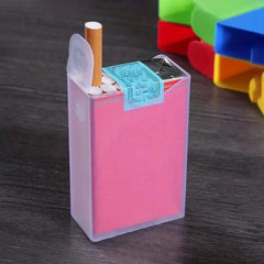 Transparent Plastic Cigarette Box 20pcs Portable Case Creative Design