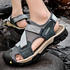 Men's Mesh Anti Collision Sandals Wear resistant Non Slip Outdoor Shoes