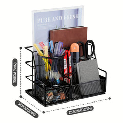 Tabletop Storage Rack w/ Drawer & 5 Letter Sorting Rack