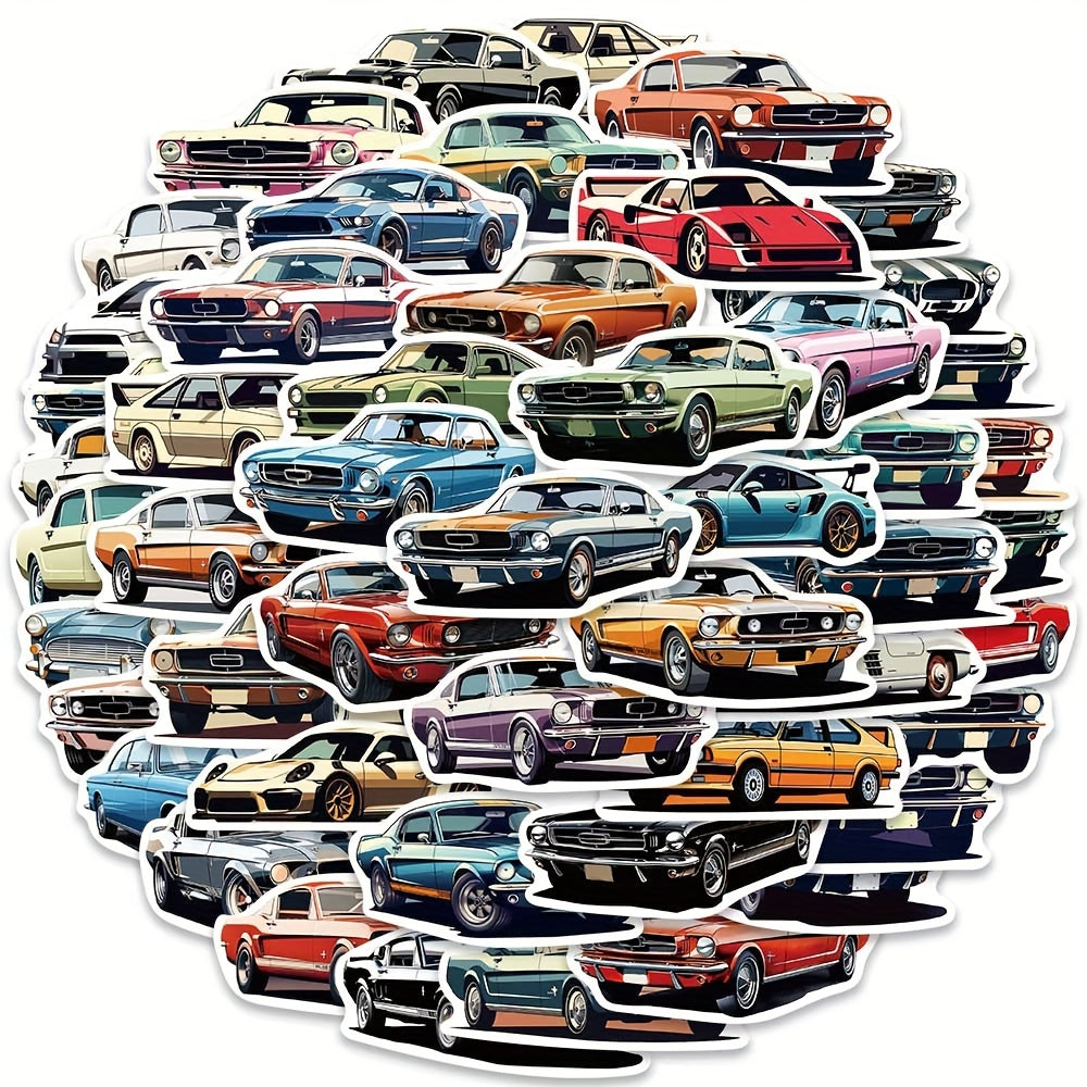 50pcs Car JDM Stickers For Luggage Guitar Skateboard Motorcycle DIY