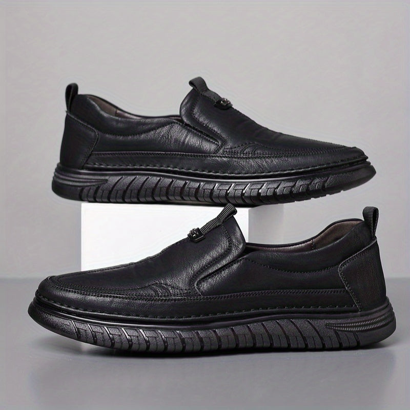 Men's Comfy Non slip PU Leather Loafer Shoes