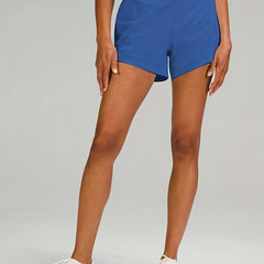 Solid Casual Summer Shorts With Pockets Women's Clothing