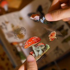 100pcs Butterfly and Plant DIY Journal Decoration Stickers