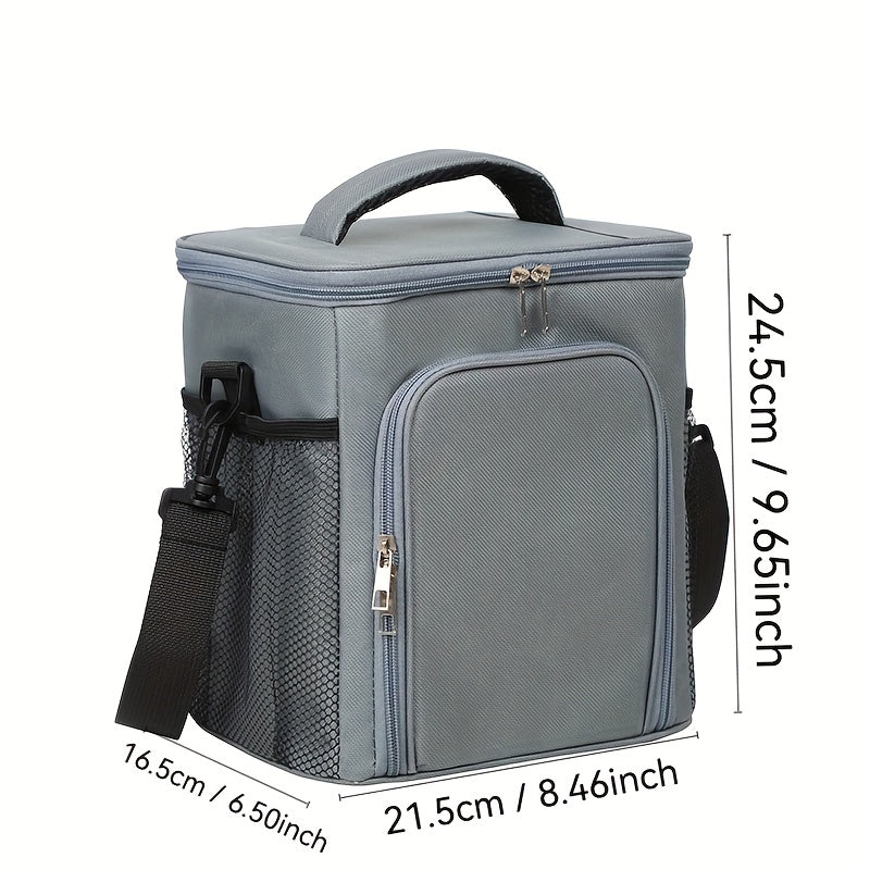 Aluminum Foil Lunch Box Bag Insulated Large Capacity