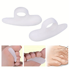 1 Pair Hammer Orthotic Pads Toe Silicone Protector Corrector Bunion