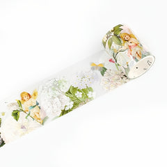 PET Tape Flowers All Over the Yard Series DIY Material Sticker