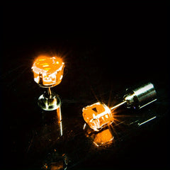 LED Luminous Earrings Flash Crown Christmas Halloween Decorations