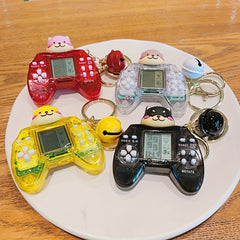 Mini Game Machine Cartoon Keychain For Boys