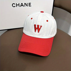 3D Embroidery Letter W Baseball Cap Hat For Men