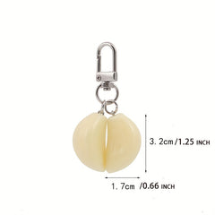 Garlic Keychain Food Accessory for Bags