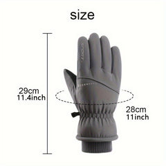 Winter Warm Skiing Gloves Windproof Waterproof Touch Screen Mittens