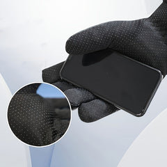 Winter Gloves Warm Thick Printing Skin Feeling Cloth Finger Gloves