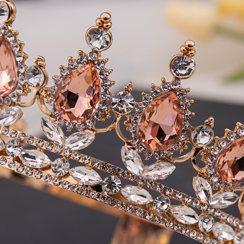 Crystal Rhinestone Bridal Wedding Tiara Headband for Girls
