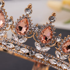 Crystal Rhinestone Bridal Wedding Tiara Headband for Girls