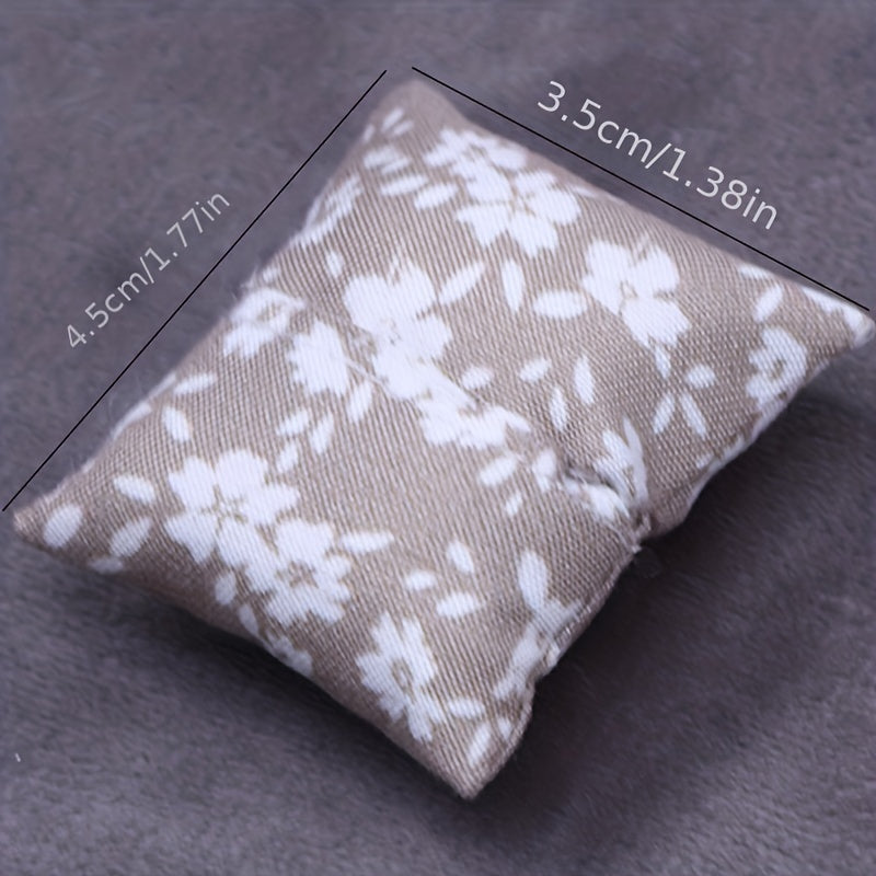 3pcs Dollhouse Mini Pillow Micro Sofa Cushion Ornament Photography Props