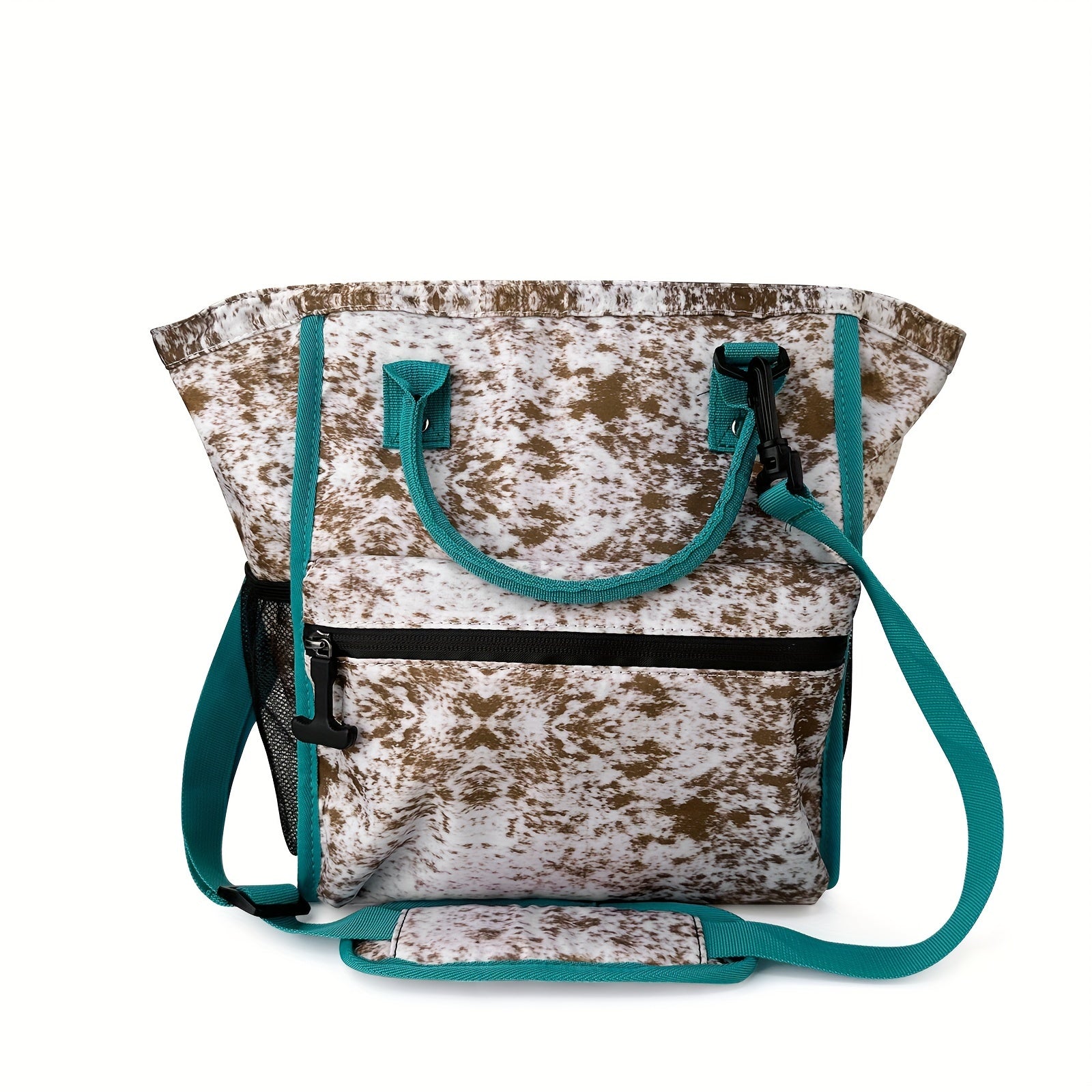 Leopard/Cow Print Insulated Lunch Bag for Office/School Outdoor Picnic