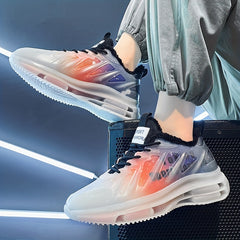 Men's Fuzz Lined Athletic Sneakers - Shock Absorbing & Breathable
