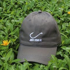 Letter Embroidered Baseball Cap Fishing Hat Breathable Soft Cotton Hat