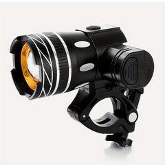 Waterproof USB Rechargeable Bicycle Light 3 Light Modes & Detachable 18650