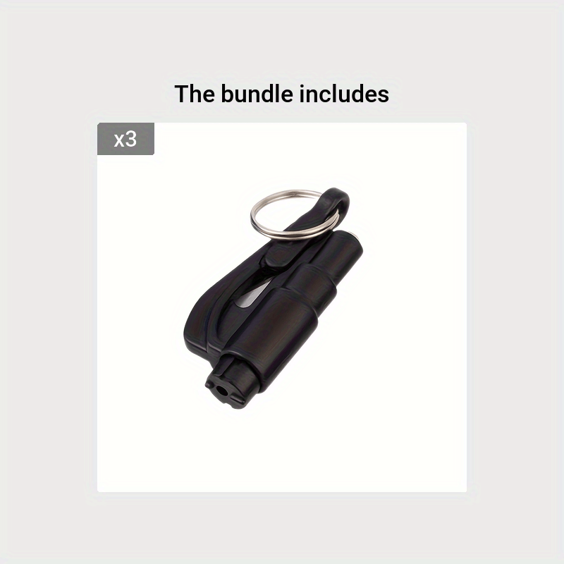 Mini Car Emergency Hammer Seat Belt Cutter Keychain