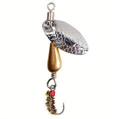 Rotating Sequin Fishing Lure Okin Fly Hook Eccentric Pendant 2 7g