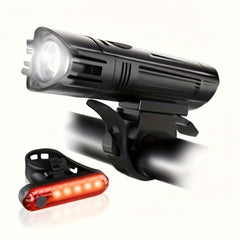 Bright USB Rechargeable Bike Light Set