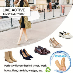 Women's Non Slip Metatarsal Pads - Heel Inserts Foot Pads