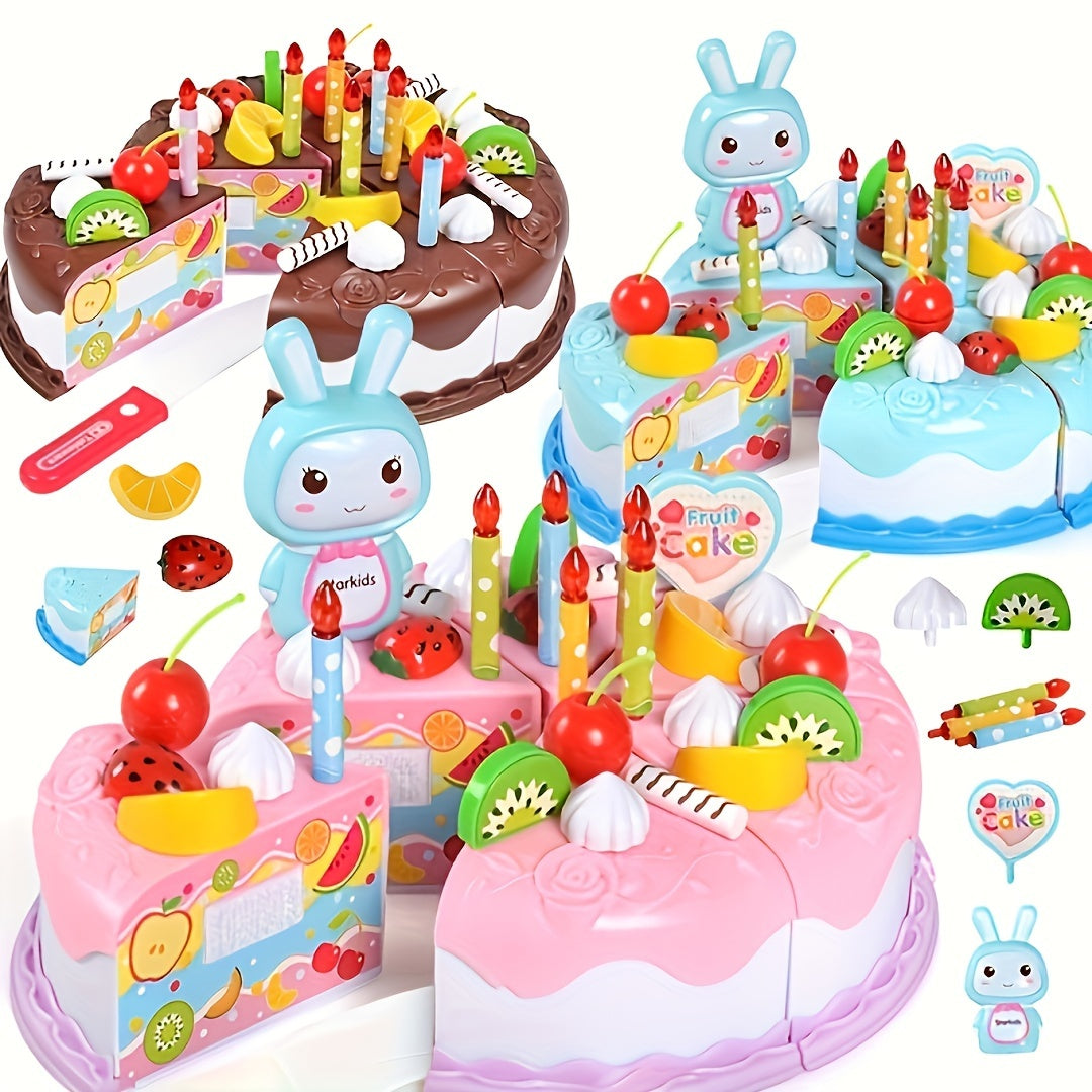 House Toy Cake Cutting Set for Girls Pretend Play
