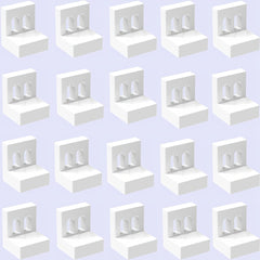 20 PCS Building Block Set Square Fence Railing for Children's DIY Scene Play