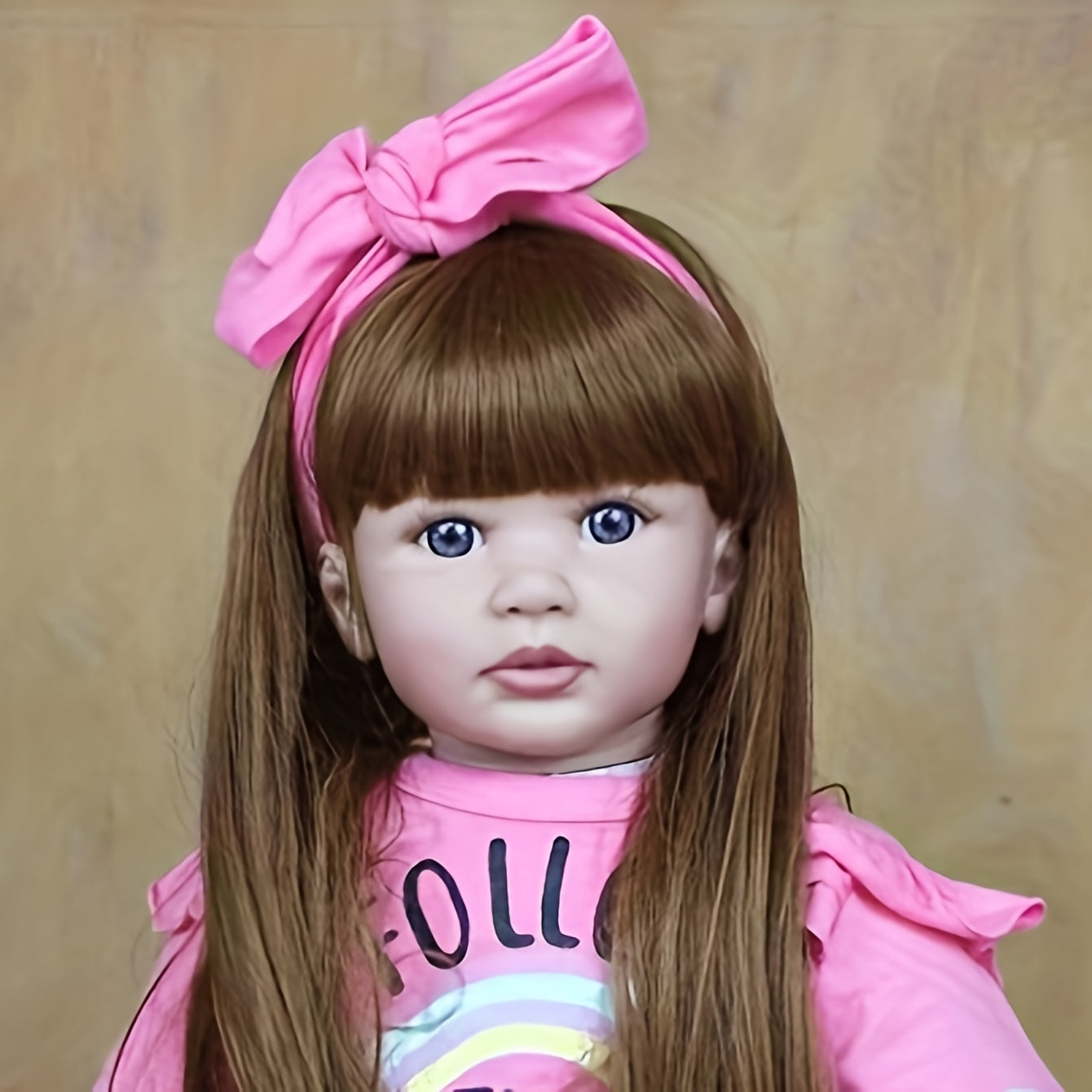 24in Reborn Doll Girl Soft Vinyl Baby Princess Toddler Bebe Lovely Kid