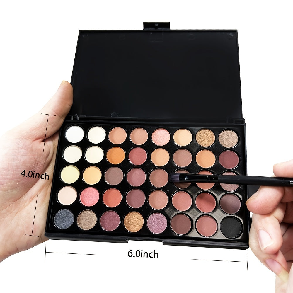 40 Colors Eye Makeup Palette Matte Shimmer Metallic Eyeshadow Palette