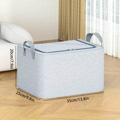 Large Capacity Felt Storage Bag With Handles Portable Clothes Storage Bag