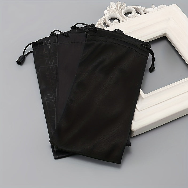1pc Glasses Bag Protective Sleeve Bag Mirror Cloth Sunglasses Bag For Men