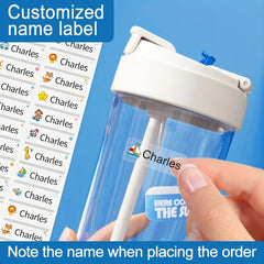 240pcs Transparent Stickers 3 4 X1 Label Stickers for Books and School Supplies
