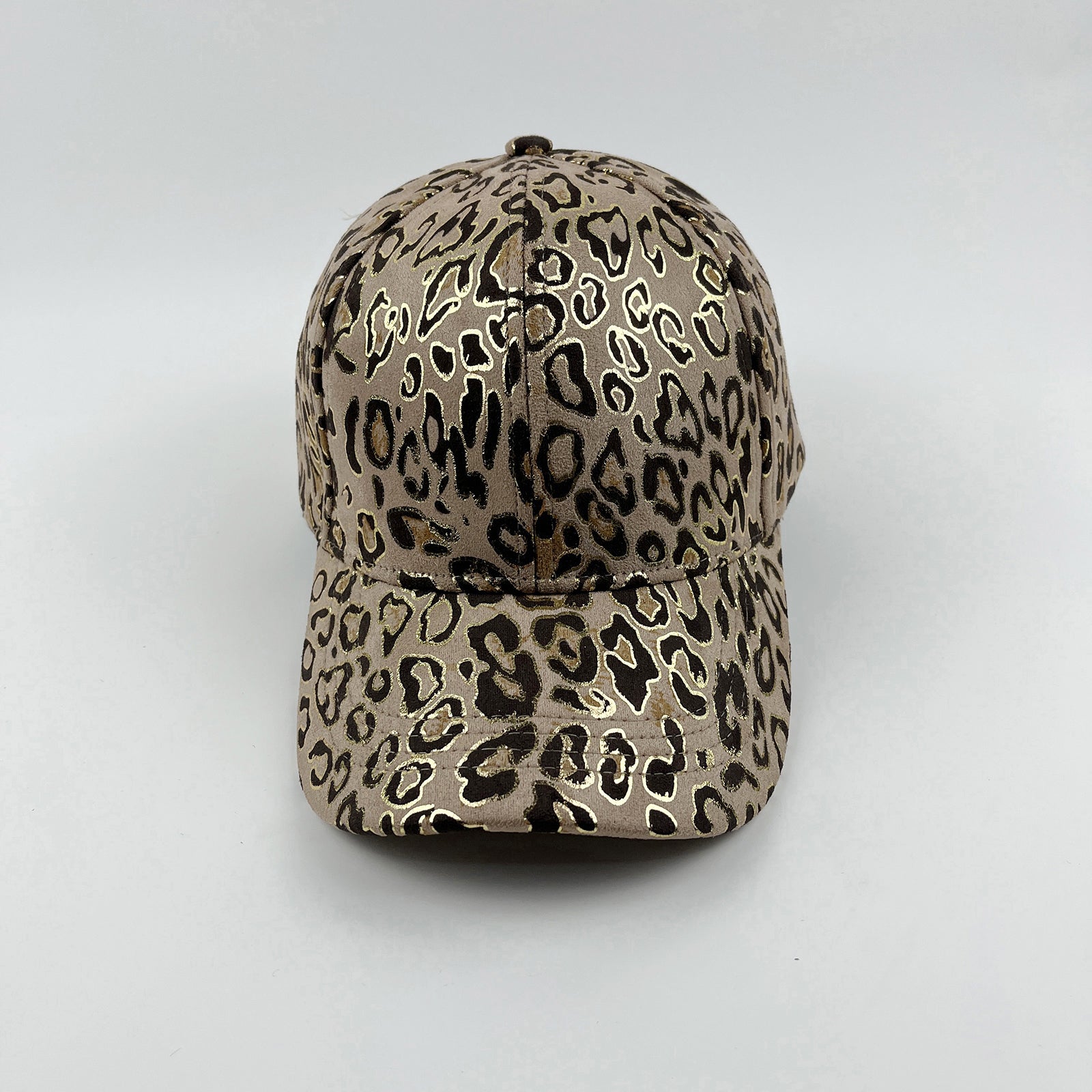 Leopard Hot Stamp Baseball Cap Y2K Sports Hat Women Vintage Dad Hats