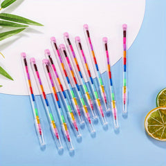 16pcs Colored Graffiti Crayons Back to School Supplies Kids Party Favors