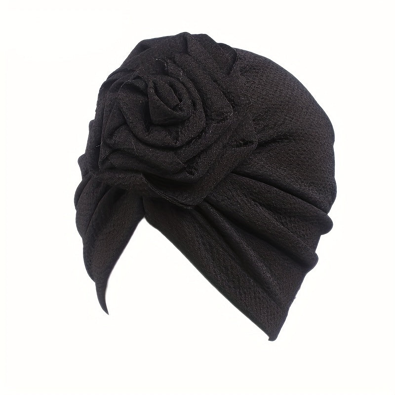 Soft Breathable Sleep Cap for Curly Hair - Adjustable Bath Cap for Girls