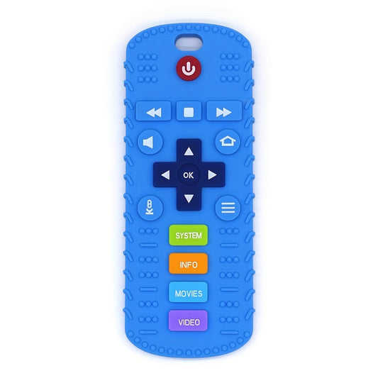 Silicone Teething Remote Control Toy for Newborns - Durable and Easy to Clean