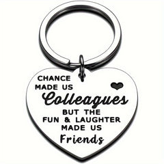 Vintage Heart Shaped Stainless Steel Carabiner Keychain
