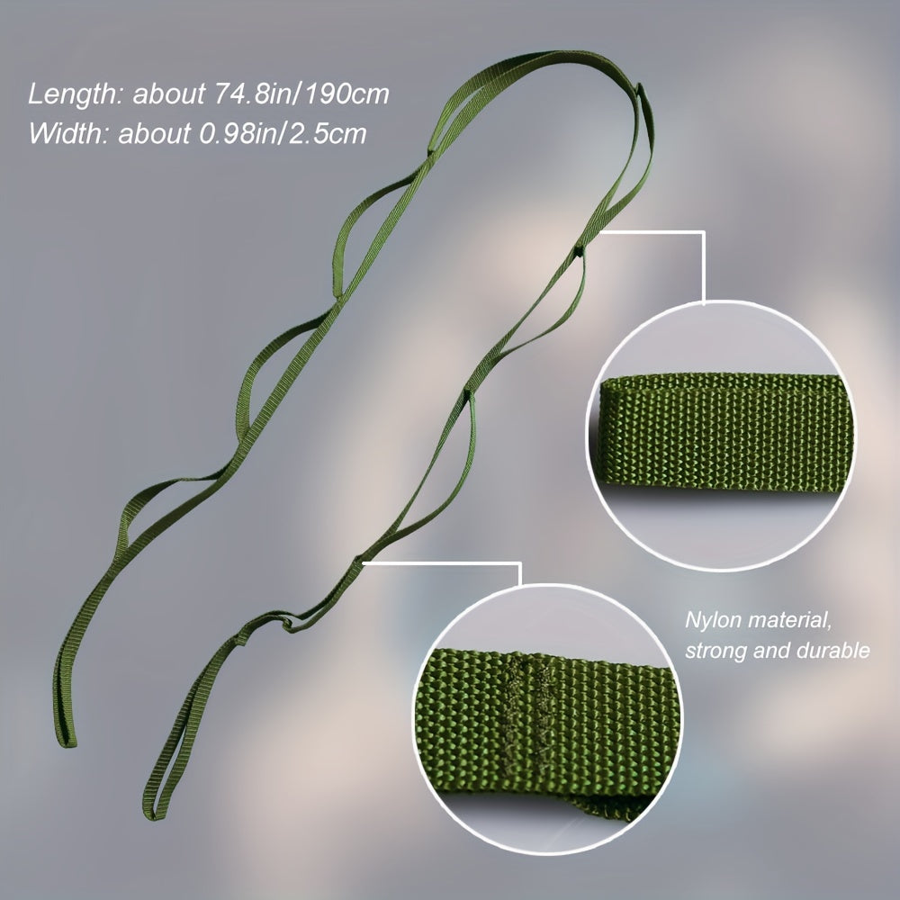 Polyester Segmented Yoga Resistance Strap Fitness Stretching Rope