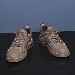Men's Crocodile Print Lace Up Skate Shoes