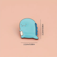 4pcs Cartoon Figures Enamel Alloy Pin Brooch Set for Clothes Bag Jacket Hat