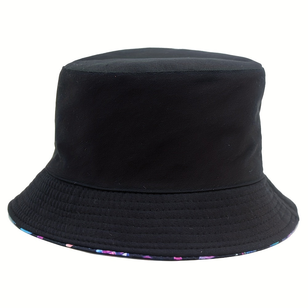 Versatile Sunshade Bucket Hat With Underwater Animal Mushroom Print