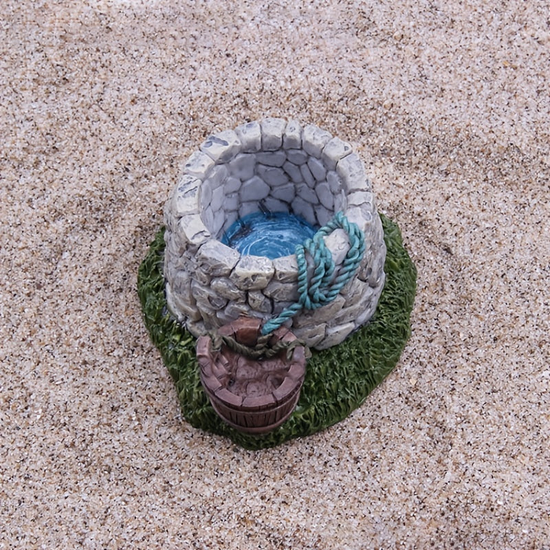 Stone Well Aquarium Decoration