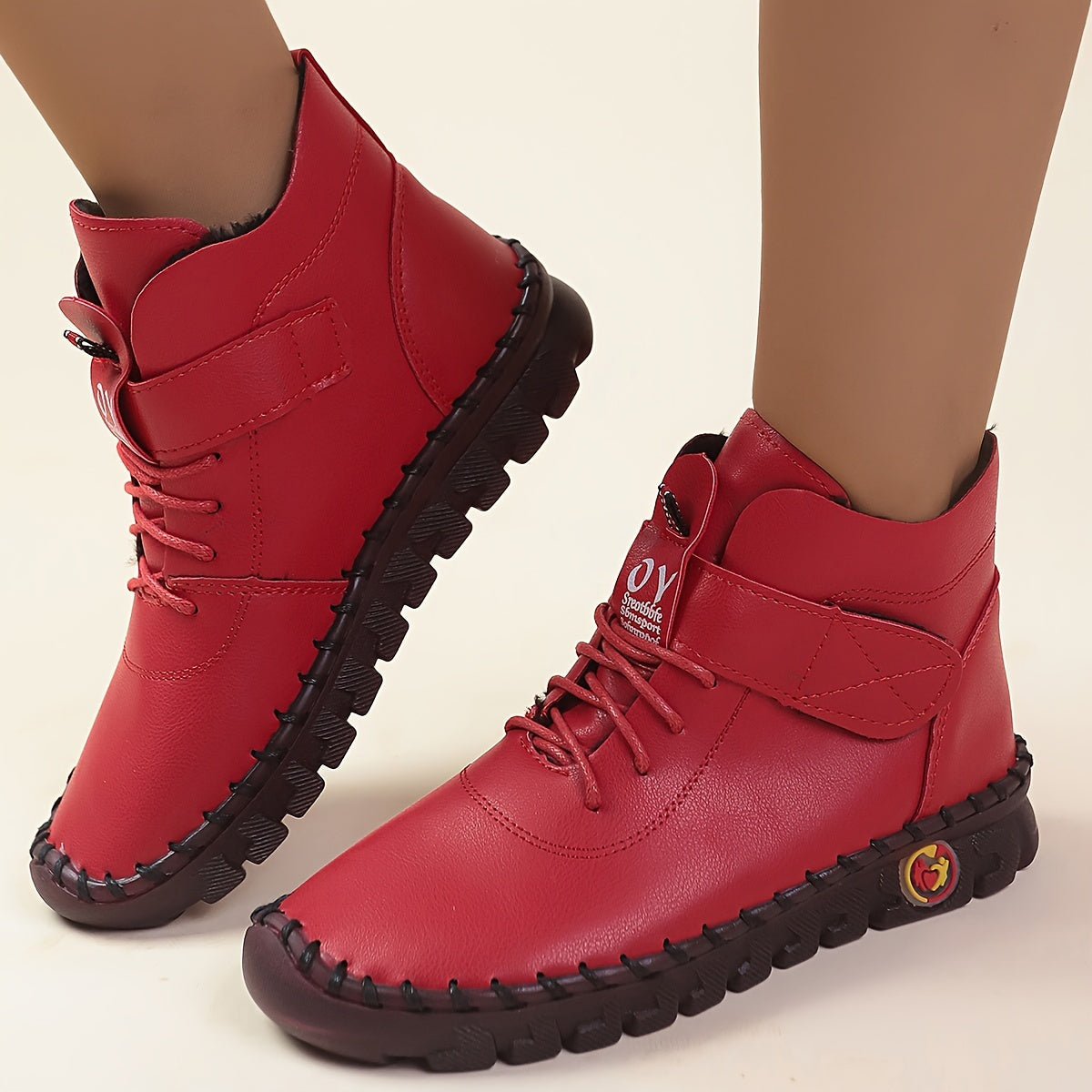 Plush Lined Thermal Snow Boots for Women