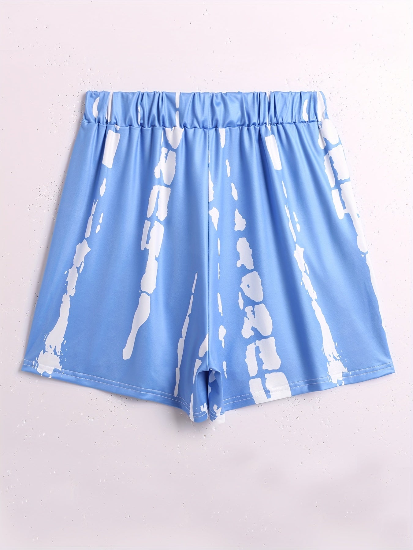 All Over Print Drawstring Shorts Casual Pocket Shorts