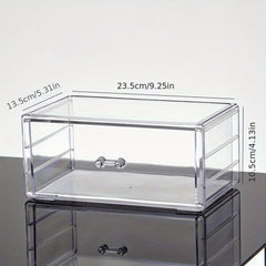 Clear Acrylic Cosmetic Display Case and Jewelry Storage Box