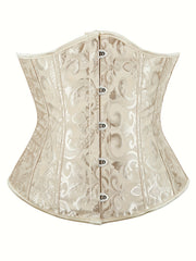 Strapless Corset Bustier Tummy Control Lace Up Body Shaper
