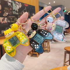 Mini Game Machine Cartoon Keychain For Boys